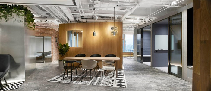 以社區(qū)概念為主題的精英英語培訓(xùn)中心裝修設(shè)計實景圖