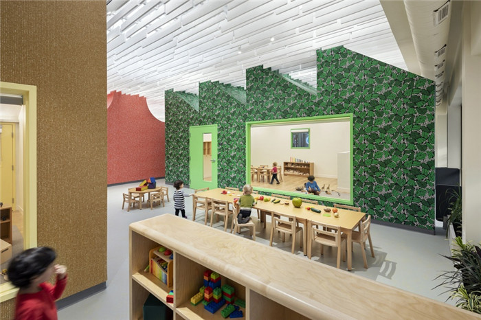 有趣的幼兒早教機構教室裝修設計效果圖