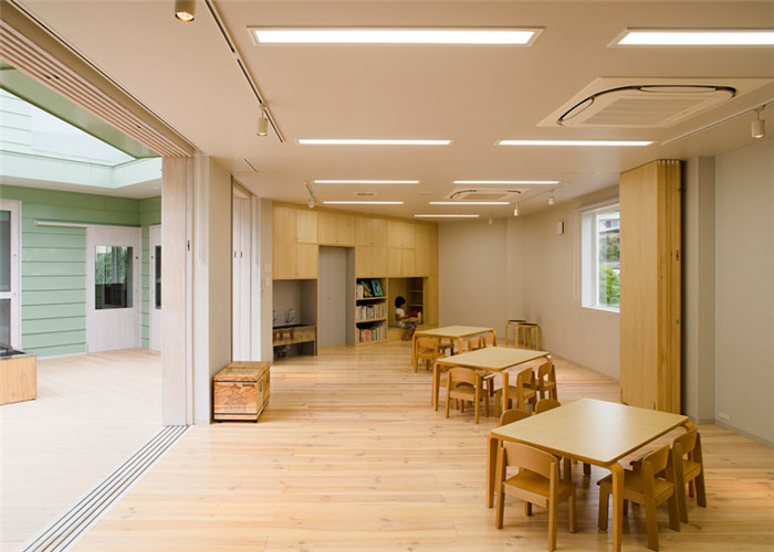 如家庭般溫馨的熊本幼兒園教室裝修設(shè)計效果圖